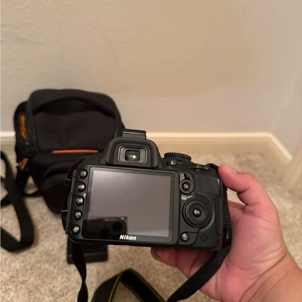 Nikon D3100 Black DSLR Camera with Accessories